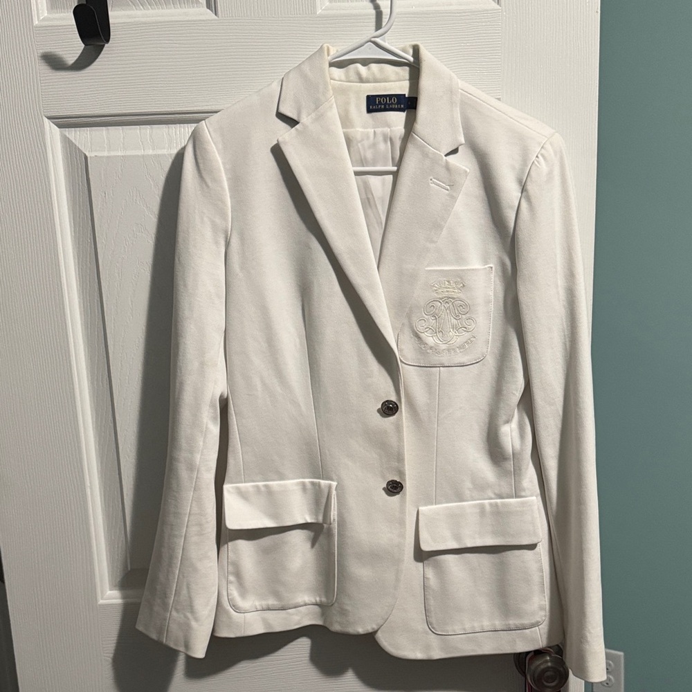 Polo by Ralph Lauren Women's Cream/White Blazer
